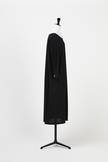 White Frill Collar Polo DressPolissena